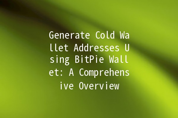 Generate Cold Wallet Addresses Using BitPie Wallet: A Comprehensive Overview 🔒💰